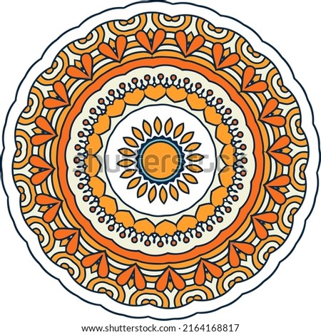 Colorful Mandalas For Coloring Book. Decorative Round Ornaments. 