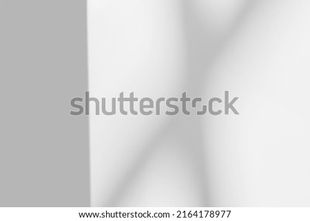 Abstract shadow and striped diagonal light background in office room  on white wall  from window,  architecture dark gray and sunshine diagonal geometric effect overlay for backdrop and mockup design