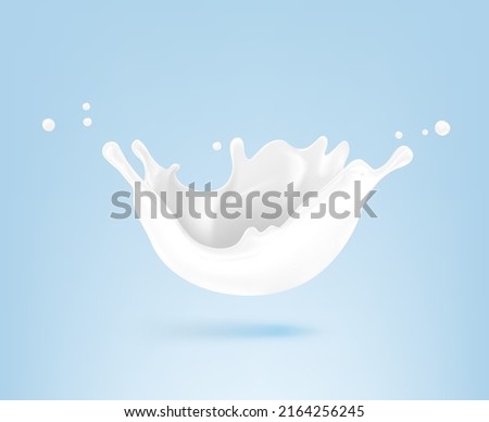 White crown splashes with drops. Vector illustration. Can be use for your design. Perfect addition for your filler. EPS10.	 Royalty-Free Stock Photo #2164256245