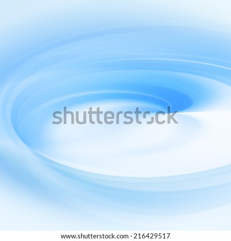 Blue Abstract Curvy Background