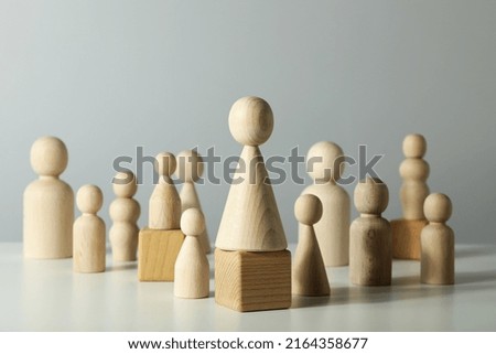 Concept of business roles and responsibilities, business concept Royalty-Free Stock Photo #2164358677