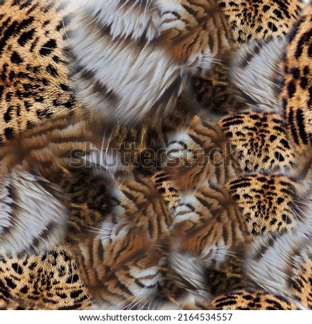 leopard pattern.leopard skins tiger skins abstract modern design