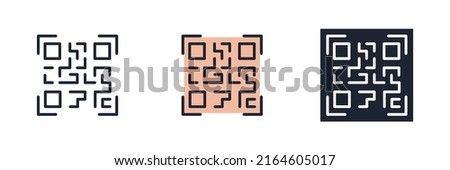 barcode icon symbol template for graphic and web design collection logo vector illustration
