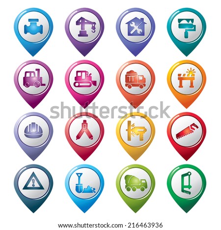 Construction Pointer Icons