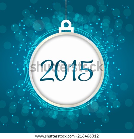 Abstract Beauty Christmas and New Year Background. Vector Illustration. EPS10 