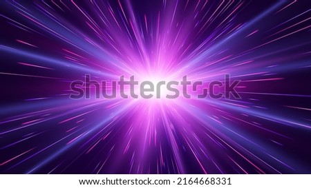 High speed. Radial motion blur background. Vector illustration. Royalty-Free Stock Photo #2164668331