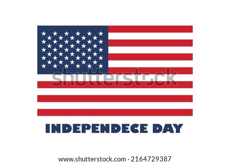 4th of July Independence Day. Vector illustration