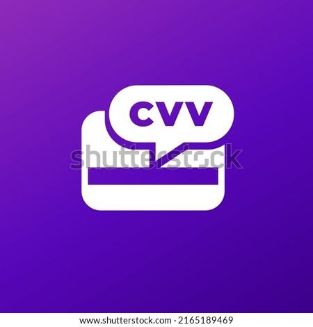 card CVV code icon, vector Royalty-Free Stock Photo #2165189469