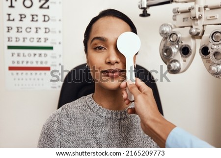 One little eye test goes a long way Royalty-Free Stock Photo #2165209773