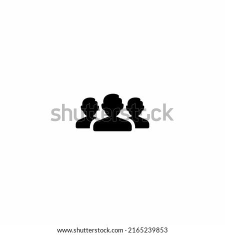People relationship icon, color, line, outline vector sign, linear style pictogram isolated on white. Symbol, logo illustration