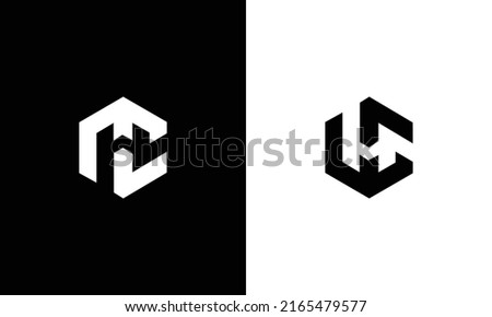 WC MC Letter Initial Logo Design Template Vector Illustration