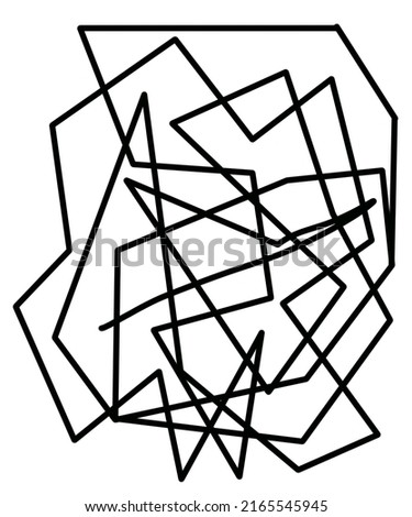 illustration abstraction geometry black and white