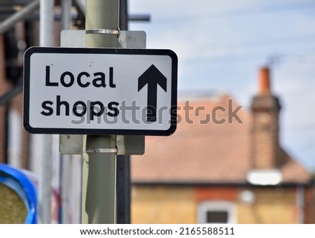 Traffic Sign UK - Local Shops