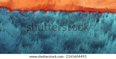 abstract landscape photo of the deserts of Africa from the air emulating the shapes and colors of the mirage, Genre: Abstract naturalism, from the abstract to the figurative