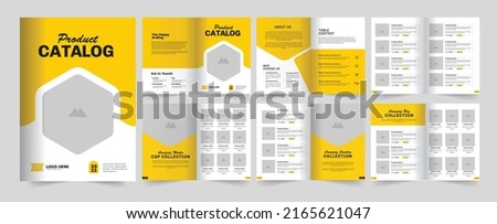 product catalog or catalogue template design Royalty-Free Stock Photo #2165621047