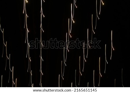 
Dance of LED lights at night