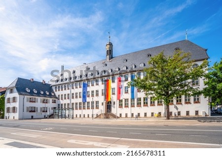 City hall in Ruesselsheim, Hessen, Germany 