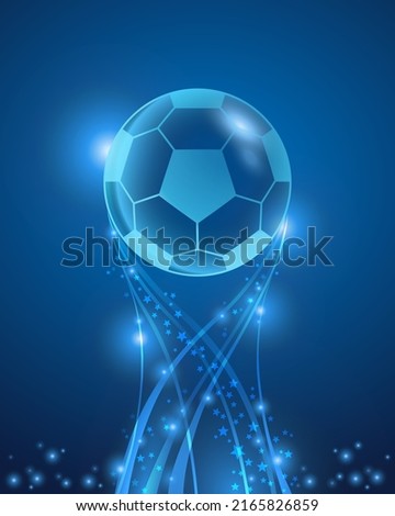 Football - Stylized trophy cup