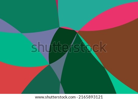 Dark Green, Red vector background with bent lines. Modern gradient abstract illustration with bandy lines. A new texture for your  ad, booklets, leaflets.