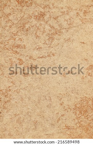 Photograph of Yellow Ocher recycle paper, extra coarse grain, mottled grunge texture sample.
