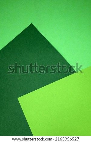 top view green craft paper texture background
