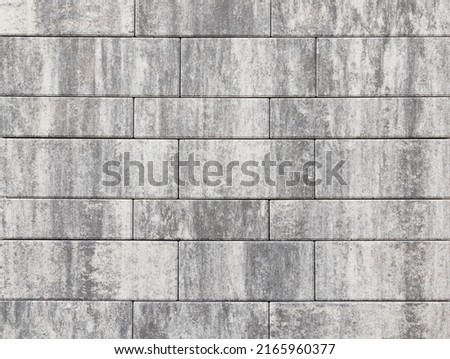 Black and white concrete wall or floor outdoor  brick surface