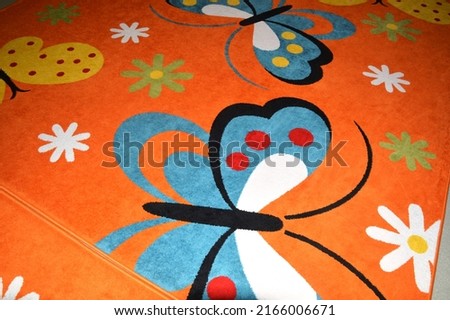 multicolor children's applique abstract background