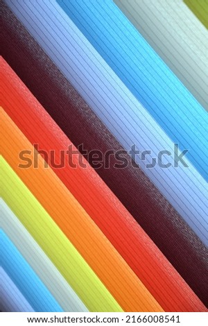 multicolor stripes for interior decoration
