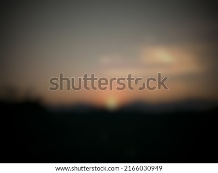 defocus abstract background of Sunrise