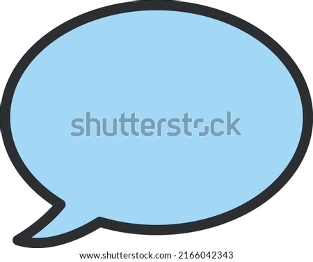 Comment web icon. Isolated vector illustration. EPS 10.