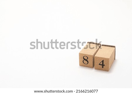 Arrangement of  numbers in a block of trees
