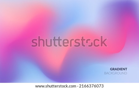 Vibrant Gradient Background. Blurred Color Wave. Vector EPS. Royalty-Free Stock Photo #2166376073