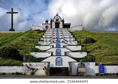 Chapel Nossa Senhora da Paz. Azores. Sao Miguel. Royalty-Free Stock Photo #2166466643