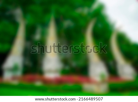 blur photo of relief building in Kendedes Park in Malang City