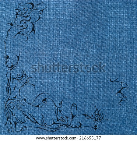 textile with flower prints