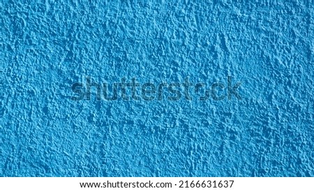 Texture blue plaster rustic wall 
