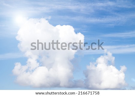 sun sky clouds