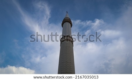 mosque minaret photo. Mosque is a place of worship to Allah SWT. a place to pray