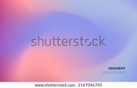 Vibrant Colored Background. Wavy Purple Gradient. Fluid background gradient. Vector EPS. Royalty-Free Stock Photo #2167046745