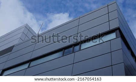 A geometrical study in architecture, at Tring, in Hertfordshire, England. Royalty-Free Stock Photo #2167054163