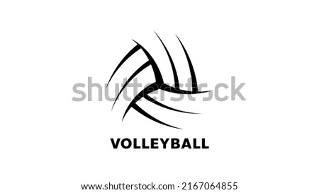 Volleyball icon symbol vector, isolated on white background, illustration Vector EPS 10, can use for  Volleyball Championship Logo