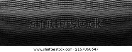 Speaker grill texture background .Metal honeycombs Royalty-Free Stock Photo #2167068647