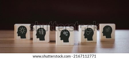 Multiskill or soft skills and personal  responsibility HR human resources concept.personal attribute development business ,thinking , digital Personality, problem solving, confidence, adaptability,  Royalty-Free Stock Photo #2167112771