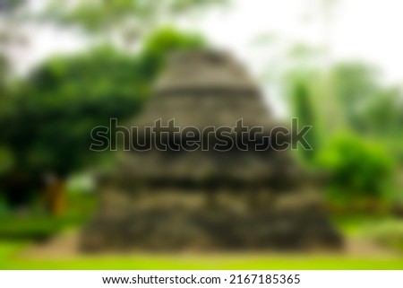 blur photo of SumberAwan temple in Malang City