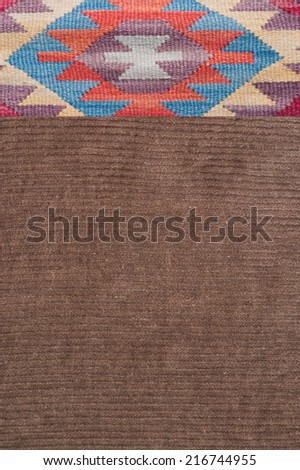 traditional pattern on textile