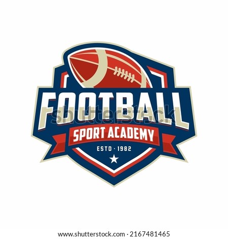 American Football Sports logo and badge
