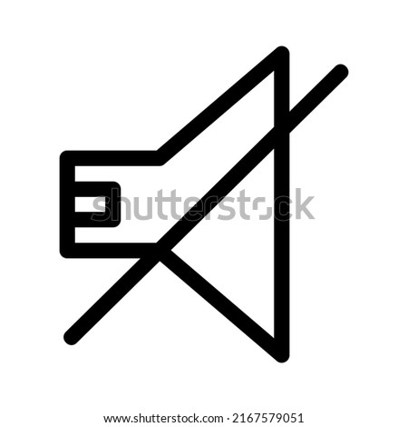 mute icon or logo isolated sign symbol vector illustration - high quality black style vector icons

