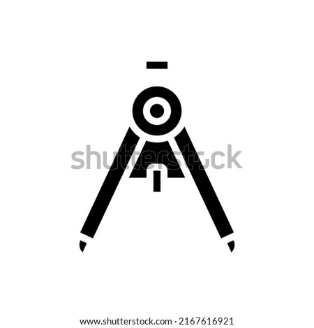 School supplies icon isolated on white background