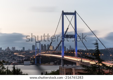 Bosphorus Bridge Royalty-Free Stock Photo #216765283