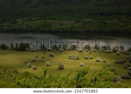 Photography with beautiful nature from Moldova in summer. Landscape in Europe.